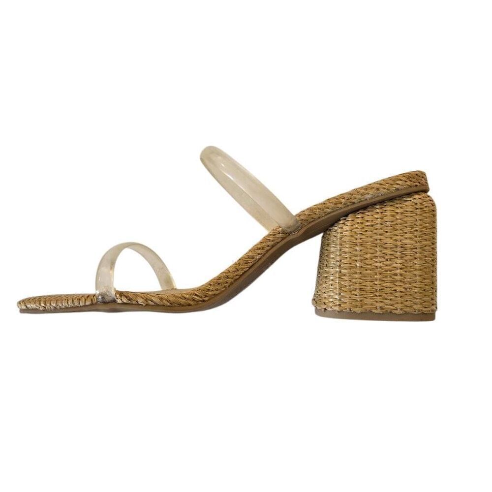 Dolce Vita Womens Halsty Heeled Ivory Sandal Size 9